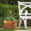 Scandinavian Redwood Handmade Wood Planter Box-186467074