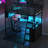 Metal Loft Bed With Desk, Bookshelf & Angled Ladder – Space-saving Black Frame For Teens-269687726