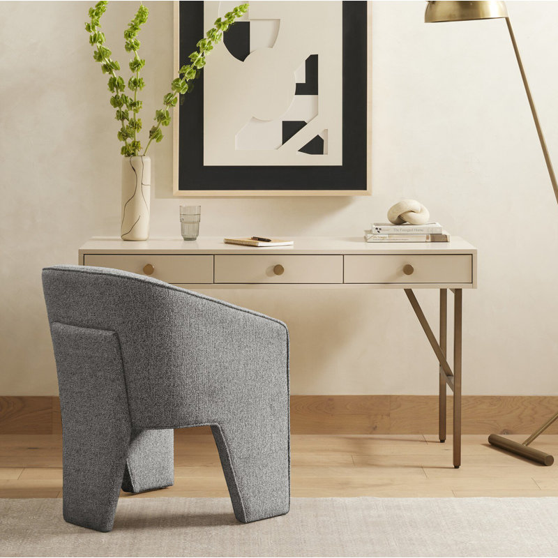 Fae Upholstered Arm Chair, Barron Smoke