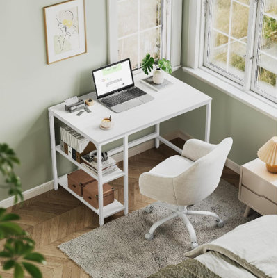 Alaudin Metal Base Computer Desk