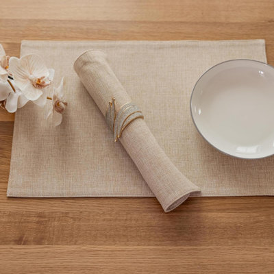 Placemats Set Of 8 Washable Fabric Place Mats Heat Resistant Linen Placemat For Indoor Kitchen Dining Room Tables