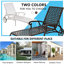 Chaise longue en aluminium coulé 1 pièce