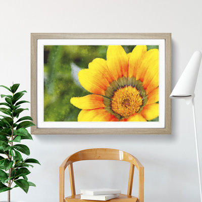 Bright Yellow Flower - Framed Print
