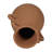 Boho Pottery Terracotta Vase with Sculptural Handles and Artisan-Inspired Craftsmanship for Decorative Accent Display in Global Eclectic Modern Rustic Farmhouse Mediterranean Interiors Decor-89110023