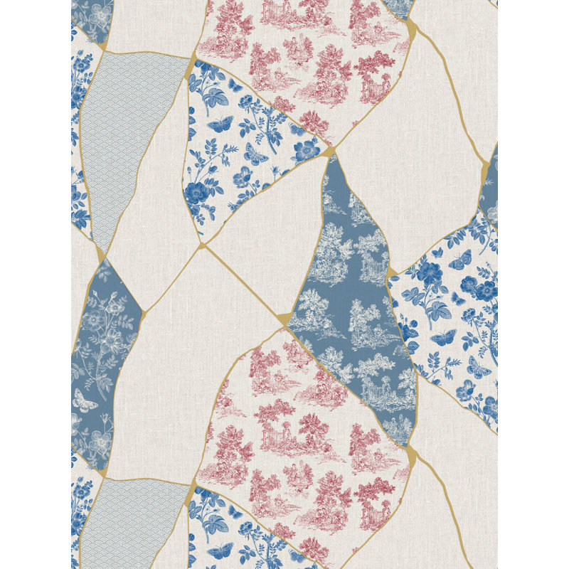 KINTSUGI, Cobalt/Crimson