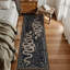 Tapis à motif de serpent noir lavable Palos Vintage-129230443-129408633