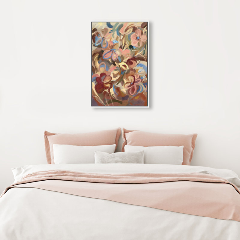 Moving Eden Print by Oliver Gal, 25"H x 17"W, White Floater Frame