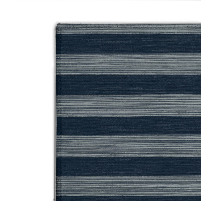 Tapis intérieur / extérieur gris HorizontalStripes, Rectangulaire 2 pi x 3 pi