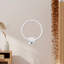 Lampe murale moderne blanche avec corps en métal, 11,8 x 14,2 x 3,5 pouces | DEL intégrée 12 W 3 000 K | Plaque de base en métal durable, 3,9 x 3,9 x 1,6 pouces | Solution d'éclairage élégante pour la maison et le bureau, indice de protection IP20, câble de 6,6 pi-106854162