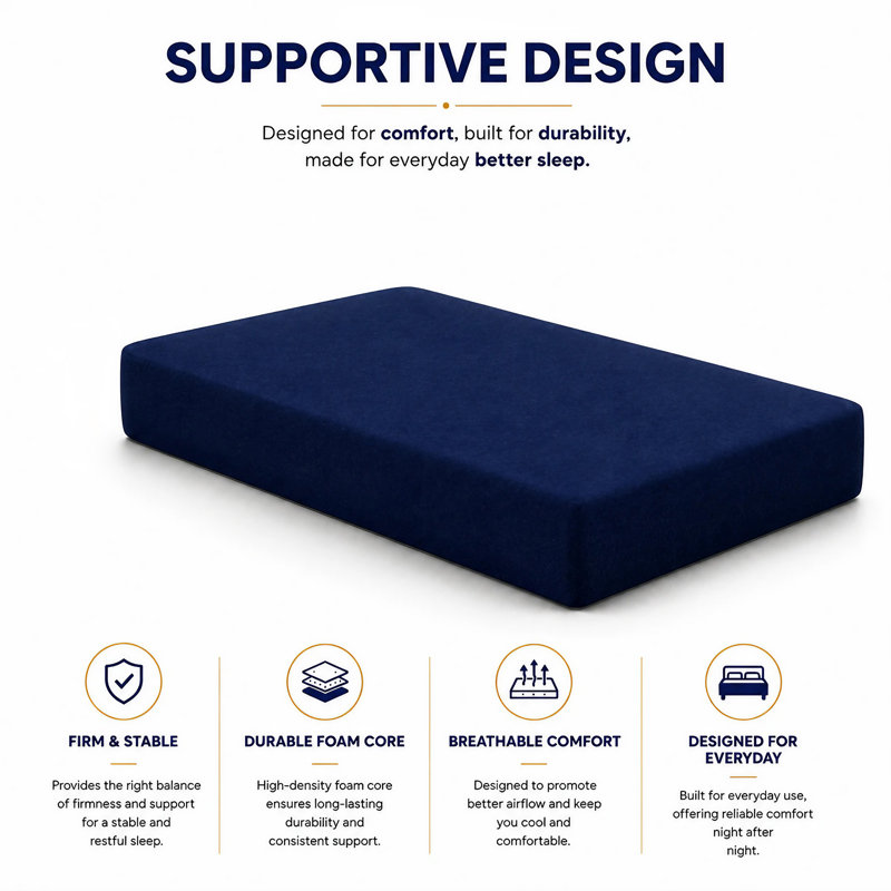 Alwyn Home Soud Mattress, Twin (39”x75”), 9''