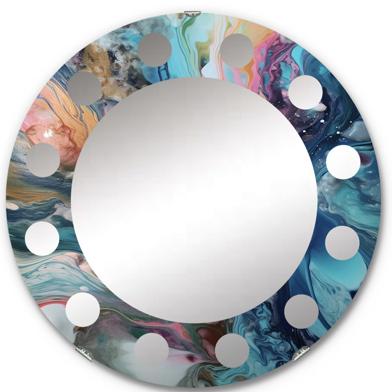 Miroir mural Zhandos, 24 po x 24 po
