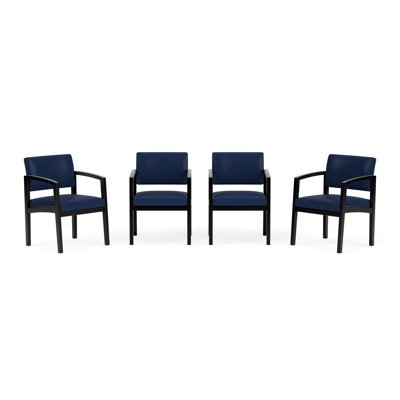 Lenox Wood Waiting Reception Commercial Grade Furniture Set / 4-Guest Chair