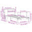 Bookcase Bed Without Mattress Solid Wood Pine-817216184-817216186