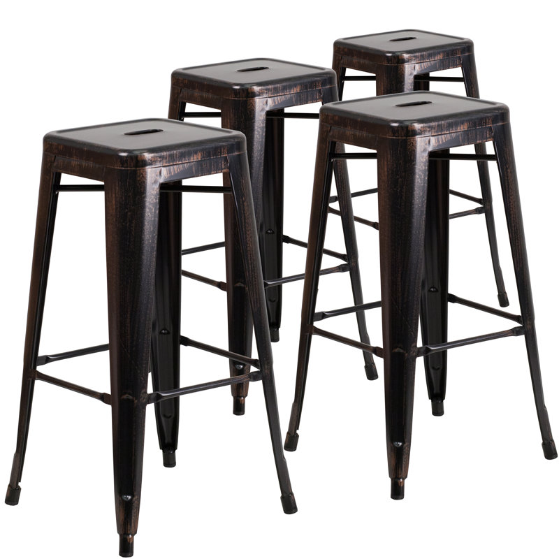 Tabouret Nieva, Cuivre, 4, Tabouret de bar (siège d’une hauteur de 30 po)