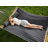 Cruce 55 Inch Large Double Hammock with Stand, 450lbs Capacity, Outdoor Portable Hammock with Curved Sprea-1805288217