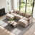 Chenille beige sélectionné
