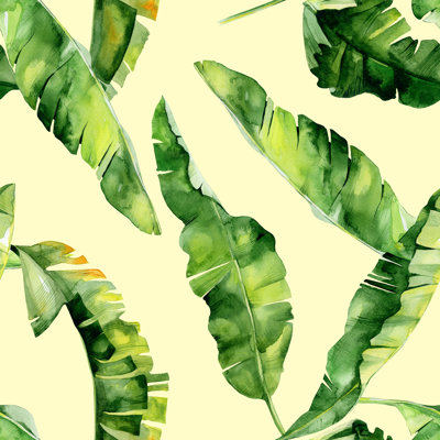 Tropical Leaves - Wrapped Canvas Print