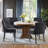 Corduroy Upholstered Solid Wood Dining Chair Side Chair (Set of 6)-105356786