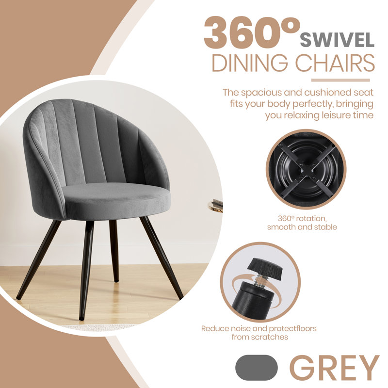 41 cm H Armchair, Grey, 6