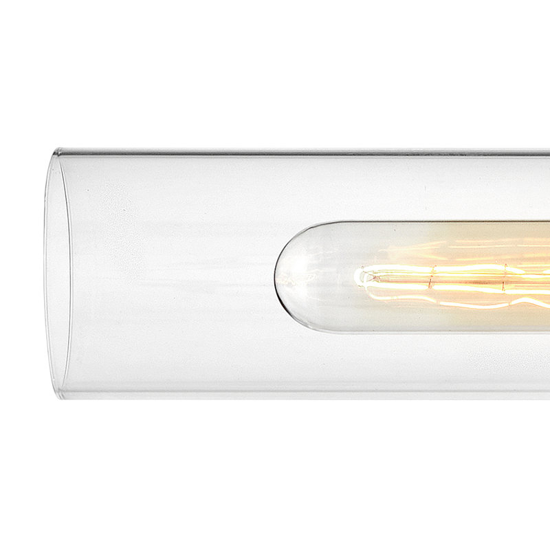 Luminaire de salle de bain 2 lumières avec poignet à facettes Ellison, Noir / laiton héritage