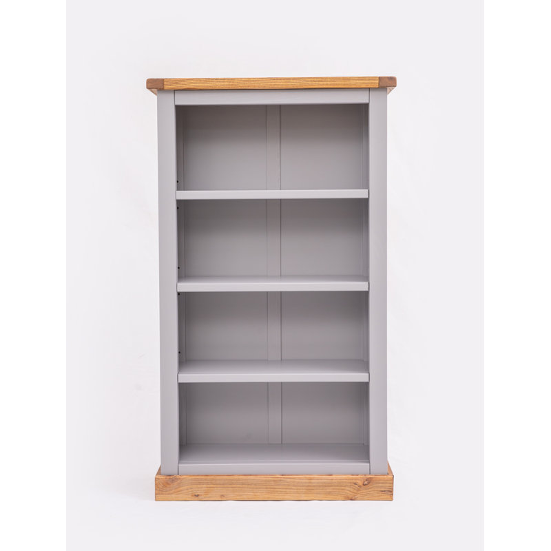 Middlebrook 120cm H Standard Bookcase, 120 cm H x 70 cm W x 25 cm D, Grey