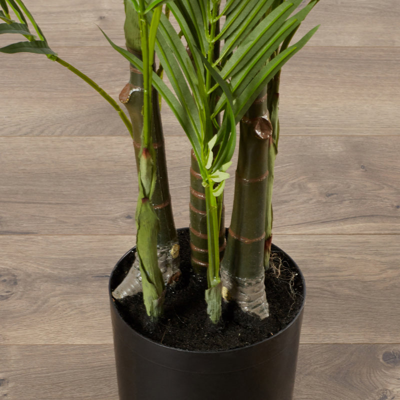 Palmier artificiel en pot, H 48 po x l 33 po x P 33 po