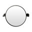 Miroir en métal rond