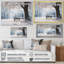 Art mural en toile «Snowy Park Floral Canopy II - Forest»-684673856-684673969