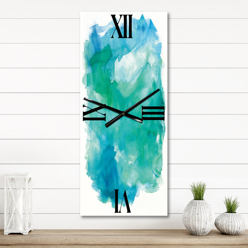 Horloge murale en verre de mer, Grand