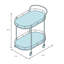 Metal Bar Cart-2014203129