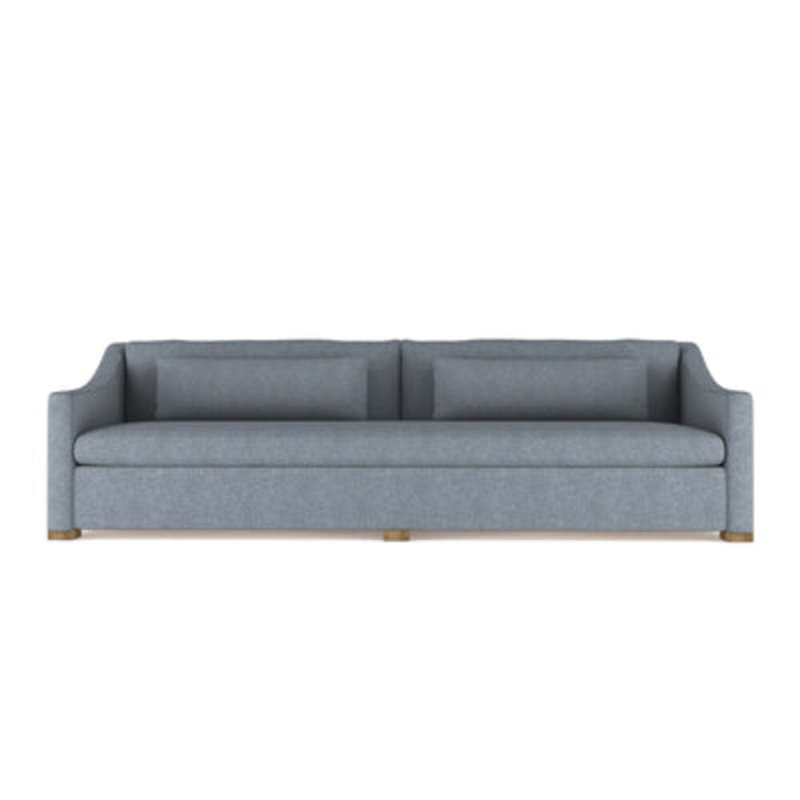 Canapé Crosby, H 32,5 po x l 120 po x P 43 po, Brun foncé, Brume moelleuse en velours