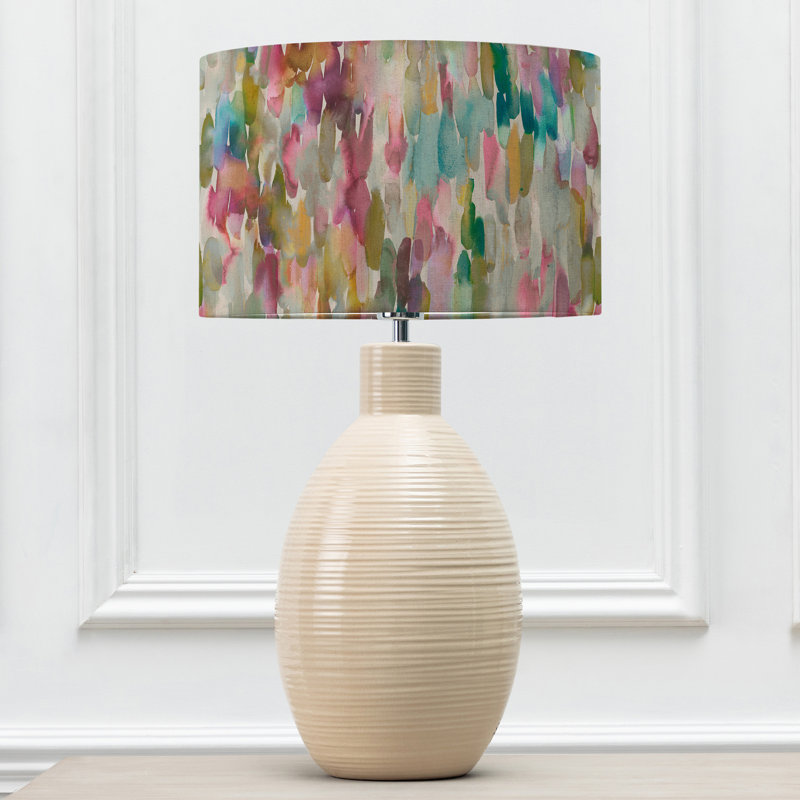 Ceramic Desk Lamp, Dark Grey