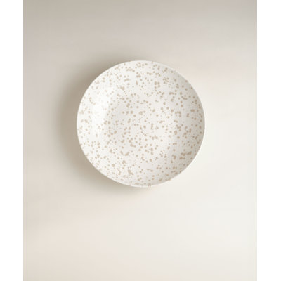 Splatter Low Serving Bowl