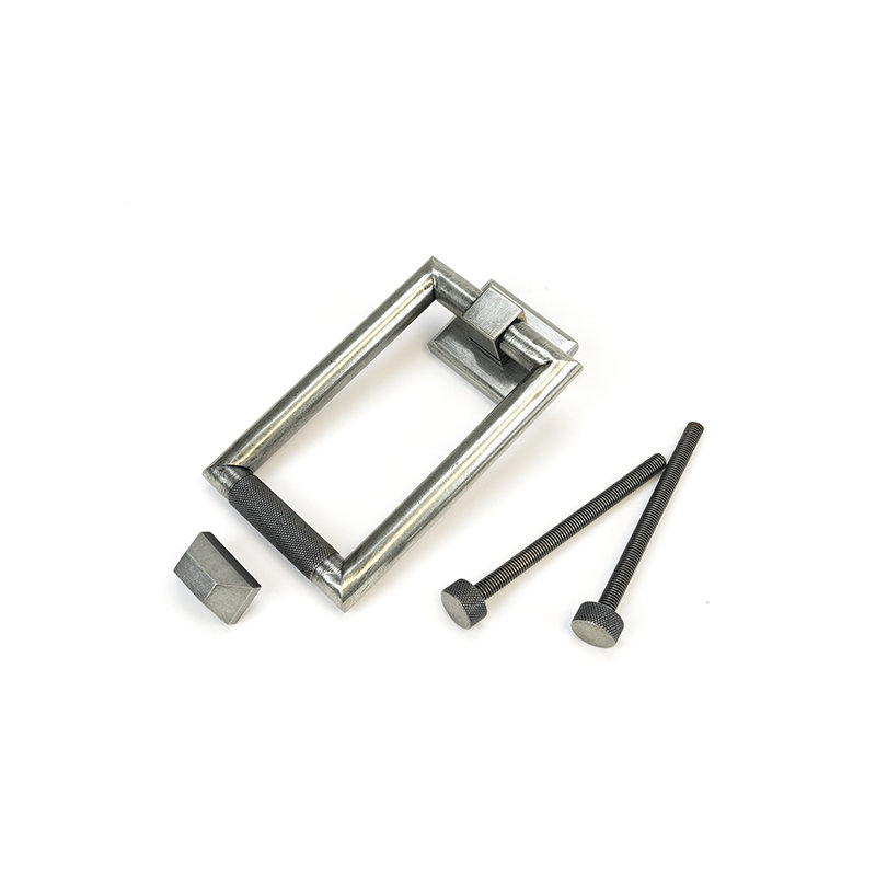 Brompton Door Knocker, Pewter Patina