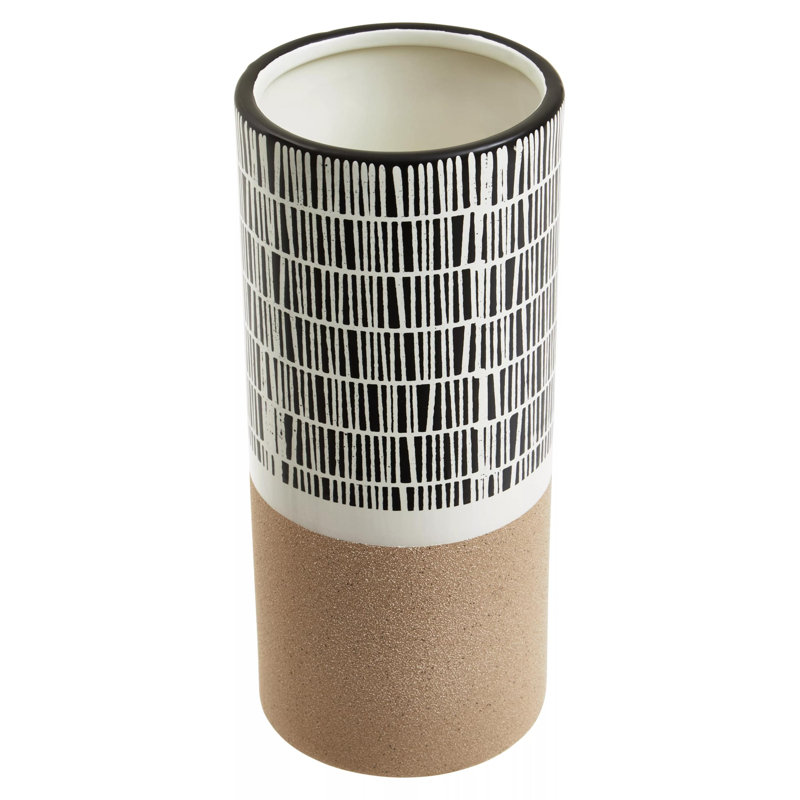 Andrighetti Earthenware Table Vase, 30cm H x 13cm W x 13cm D