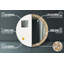 Huldar Glass Flat Wall Mirror-1483005422