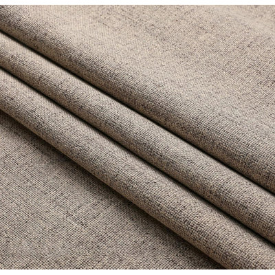 100% Blackout Faux Linen Thermal Curtains 2 Panels Set