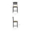 Tabouret de comptoir en bois de chêne noir Jax-123259861-123259863