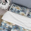 Motif floral bleu rétro - ensemble de housse de couette floral - microfibre de polyester-1184110189