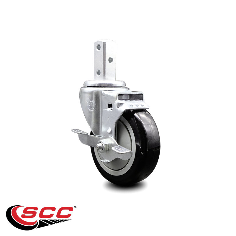 Polyurethane Caster, Black
