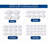 FCD 5 x 5 Inch White Vinyl Fence Post Caps, Pyramid Style, 4 Pack