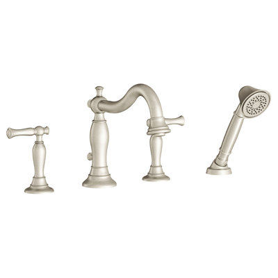 Quentin 2 Handle Deck Roman Tub Faucet with Diverter