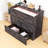  Wood Murphy Bed with Charging Station and USB ports-537918617-537918596