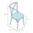 Kenia 18'' H Pine Solid Wood Side Chair