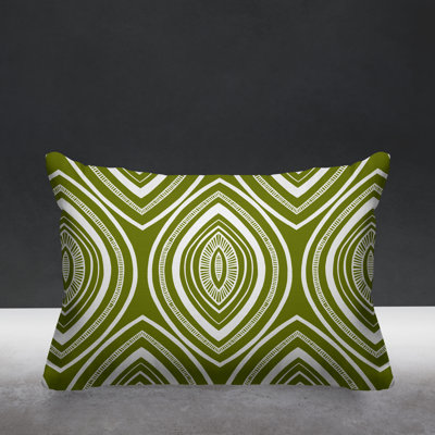 Gateson Tribal  Indoor/Outdoor Throw Pillow