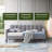 LuXeo Bristol Twin Size Upholstered Gray Day Bed