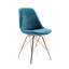 Chaise d'appoint rembourrée en velours Lougenia-1723725726