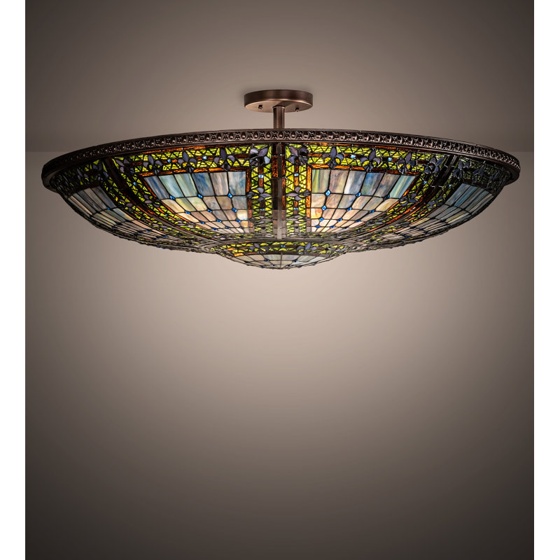 Fleur-de-lis 6 - Light Semi Flush Mount