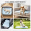 Cooling Mat for Pets, Instant Temp Drop Dog Cooling Mats, Cooling Pad for Dog- Summer Indoor Outdoor Travel Use, Snag Resistant，Machine Washable& Anti-Slip for Large Medium Small Dogs-129704699-129704695