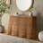 Jilliette Rattan Console Table